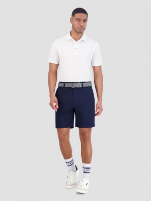 Koszulki Polo Ben Sherman Solid Air Pique Sports Fit Białe | 10RFOMGYK