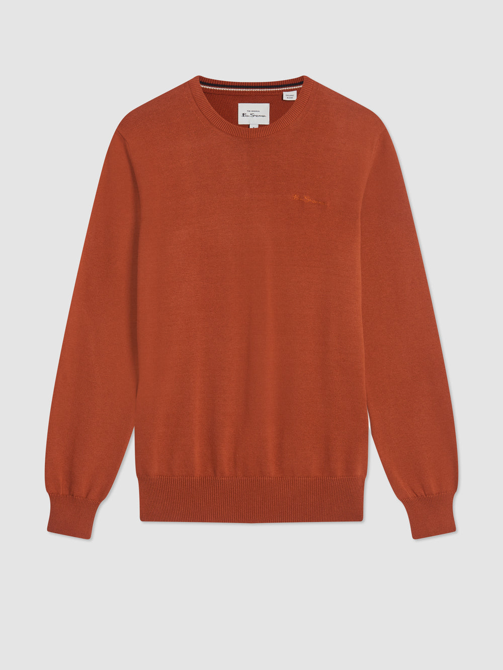 Dzianina Ben Sherman Signature Crewneck Pomarańczowe | 50SWLDTFG