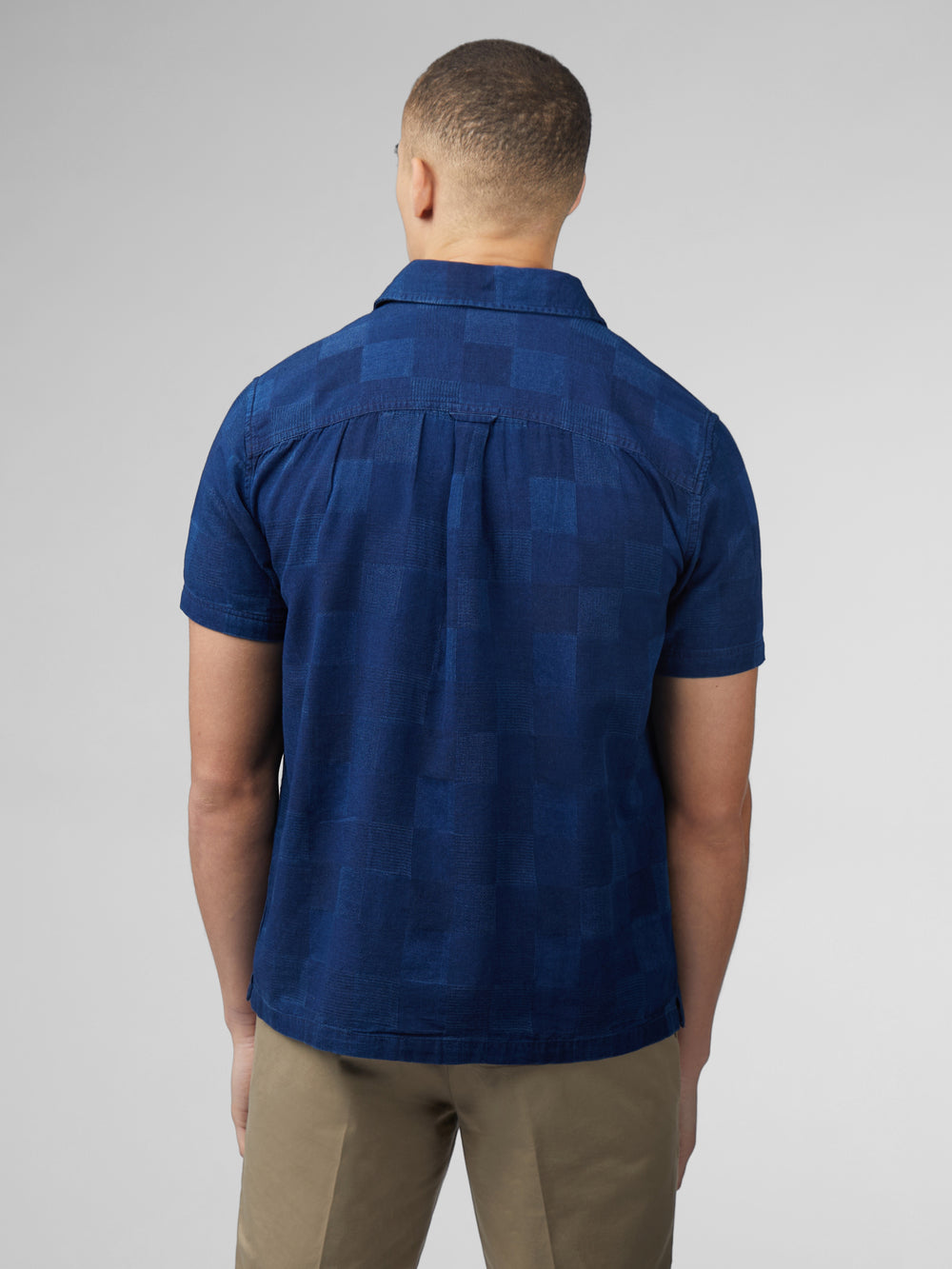 Koszule Ben Sherman B by Ben Sherman Indigo Check Granatowe | 01QKRPOFM