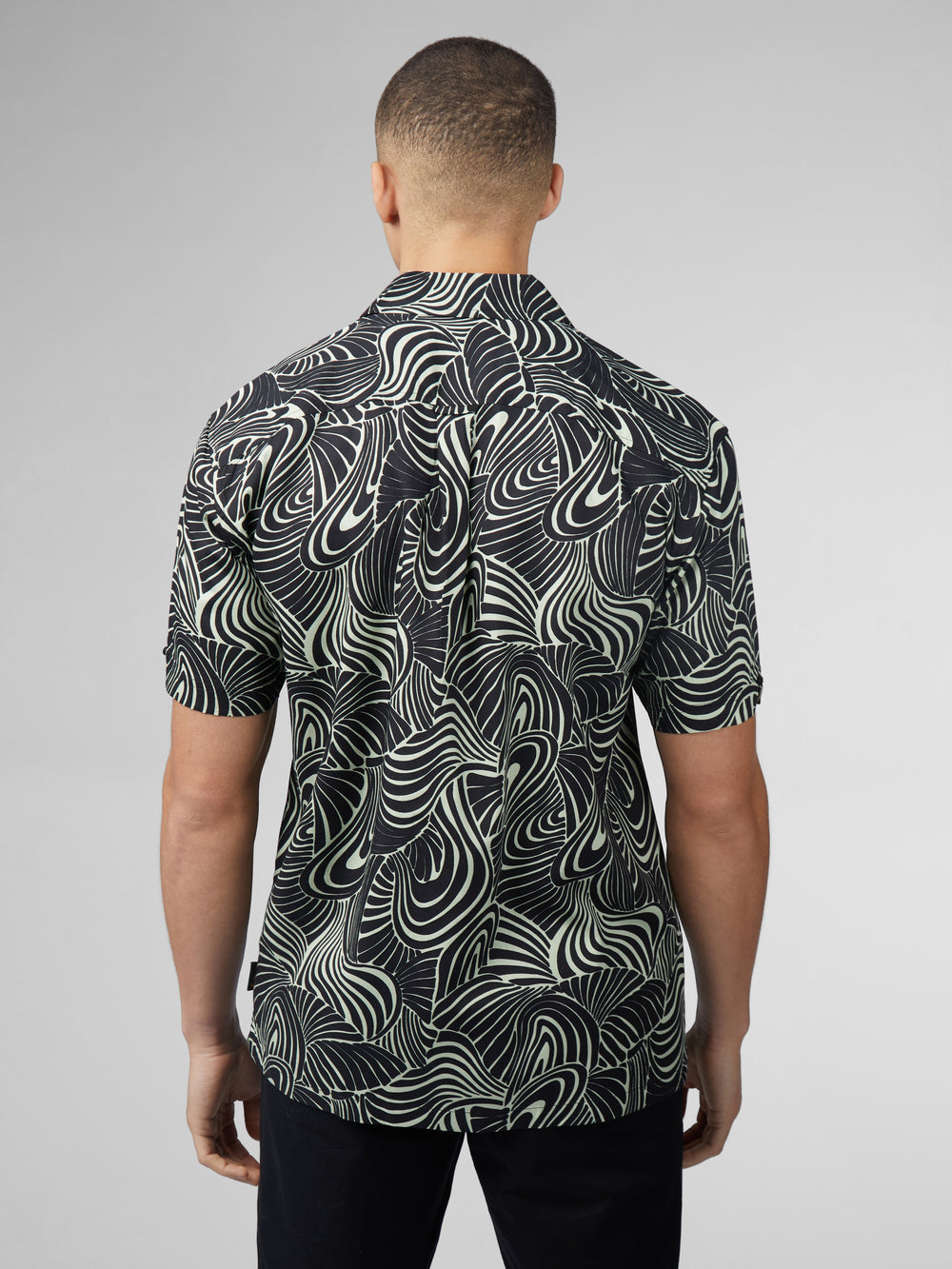 Koszule Ben Sherman B by Ben Sherman Psychedelic Swirl Print Mięta | 51PRMBLEZ