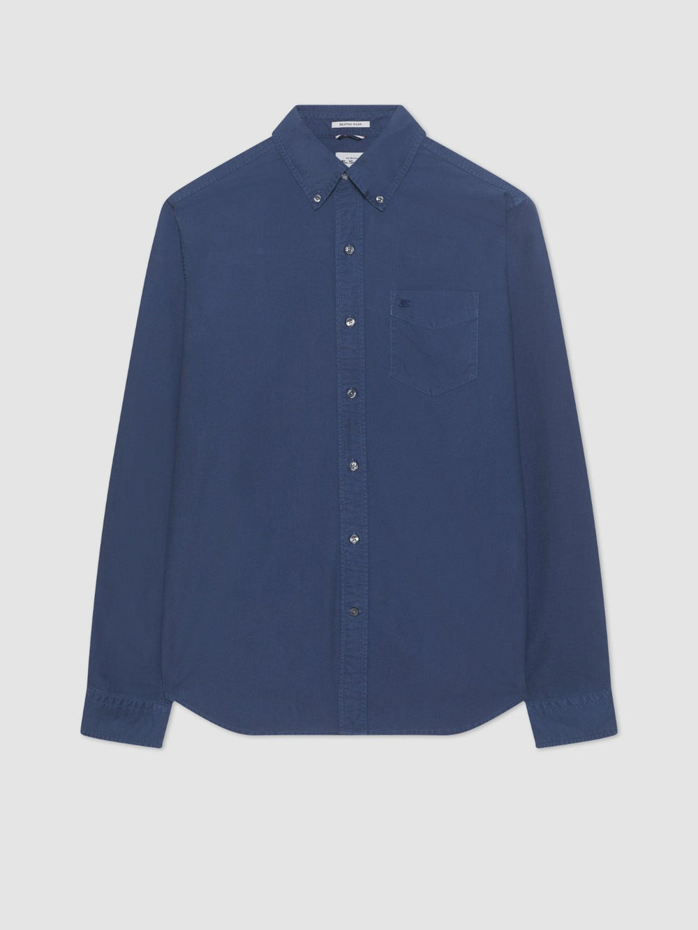 Koszule Ben Sherman Beatnik Oxford Garment Dye Indygo | 31FHAIGYE