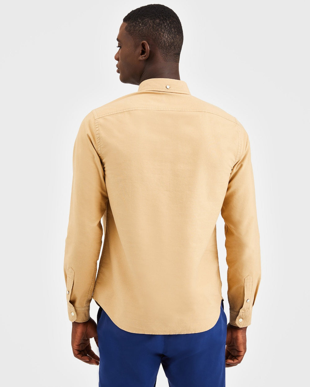 Koszule Ben Sherman Beatnik Oxford Garment Dye Khaki | 75LKJVBHC