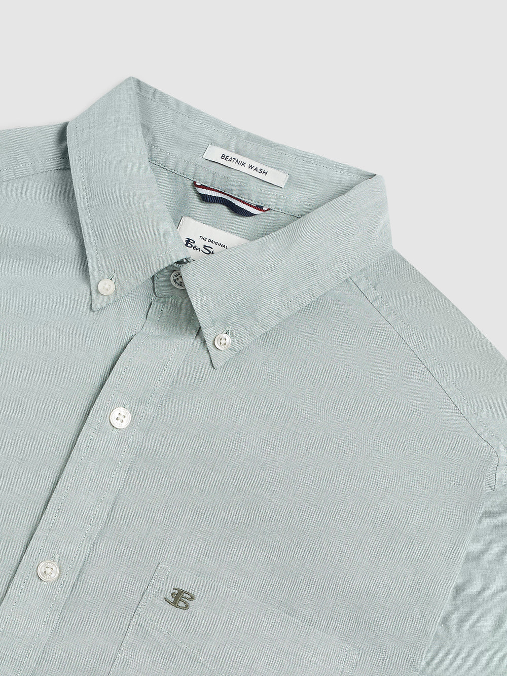 Koszule Ben Sherman Brighton Oxford Organic Green Zielone | 04WUVPBLM