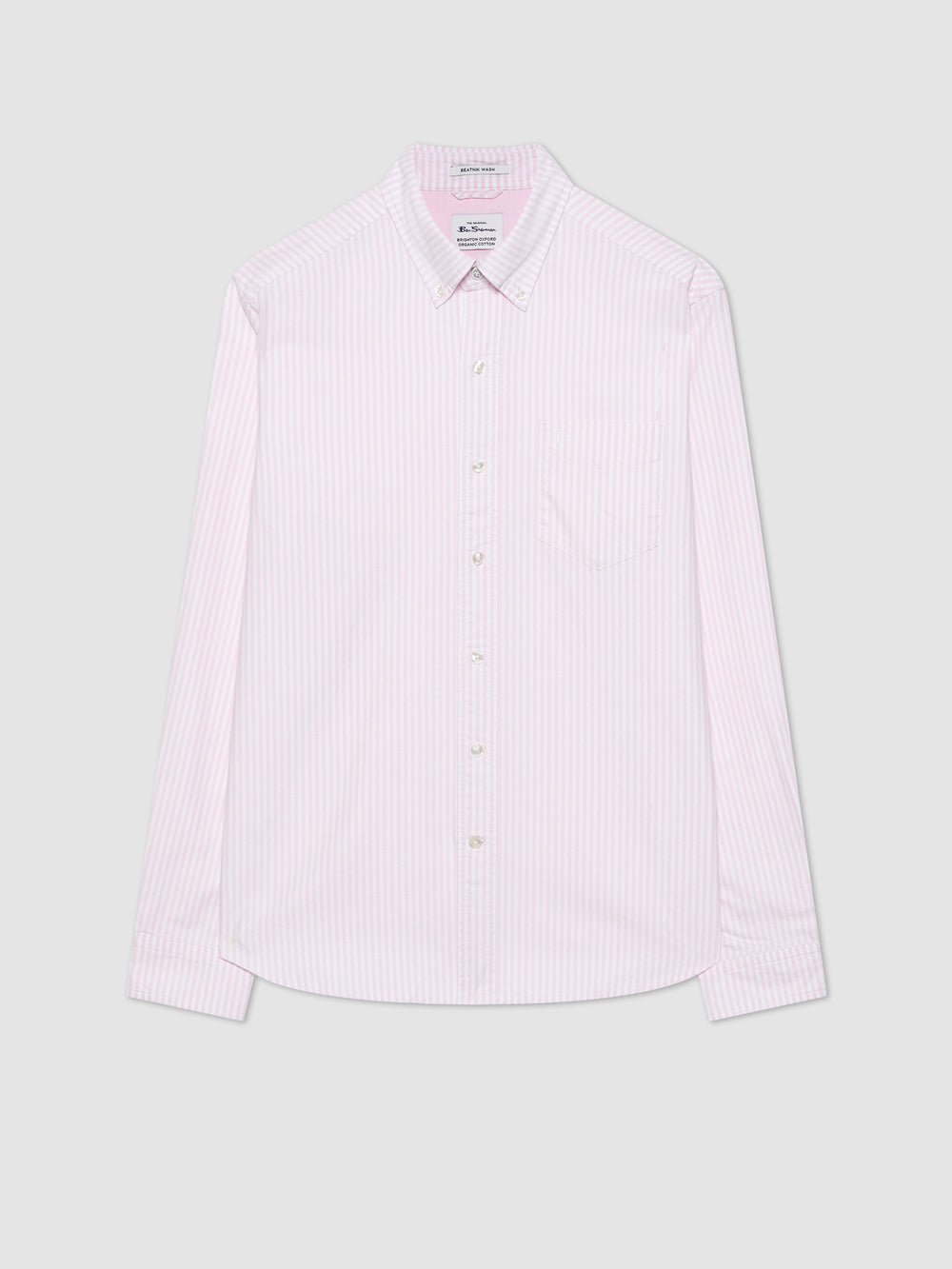 Koszule Ben Sherman Brighton Oxford Różowe | 37ENHVQXW