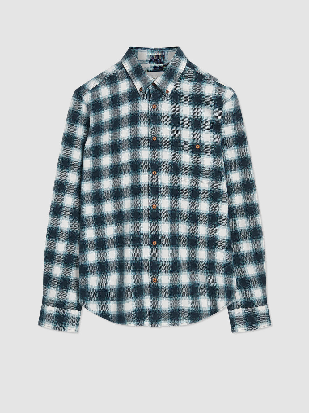 Koszule Ben Sherman Brushed Ombre Check Flannel Zielone | 62JXGTCRI