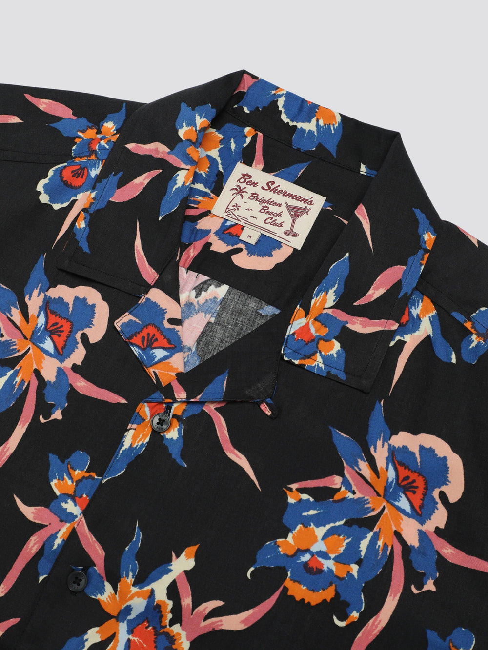 Koszule Ben Sherman Signature Botanical Print Czarne | 58RLPAOYW