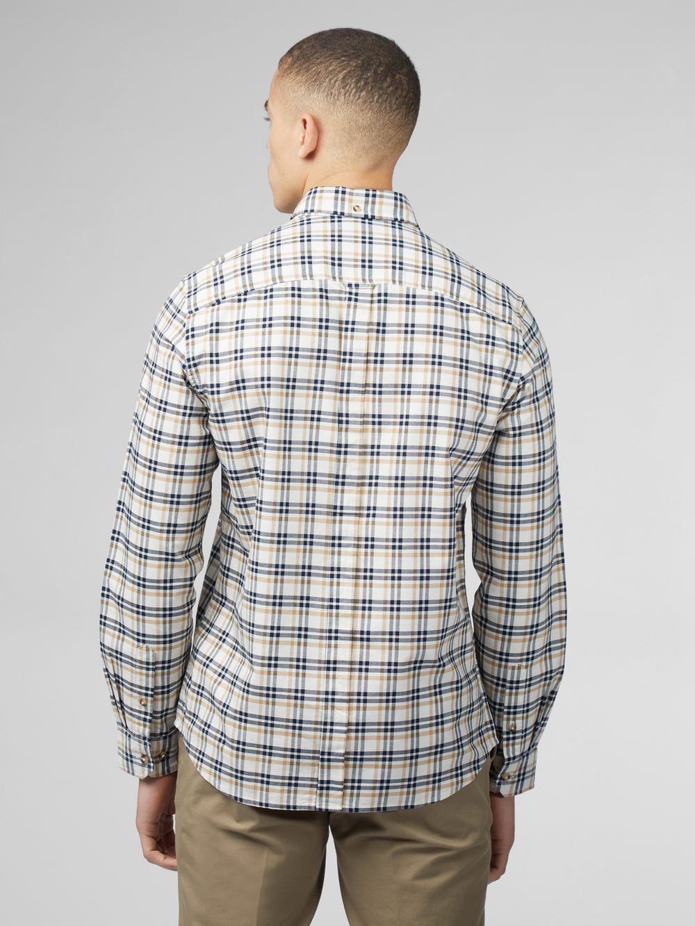 Koszule Ben Sherman Signature Oxford Check Białe | 68OCXBEZP