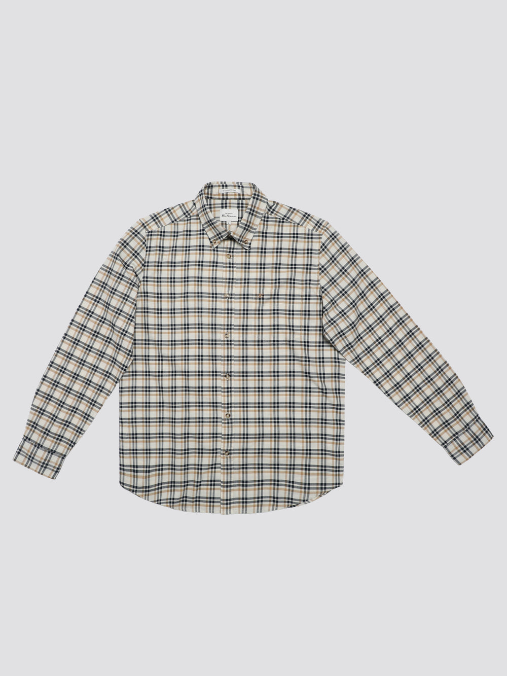 Koszule Ben Sherman Signature Oxford Check Białe | 68OCXBEZP