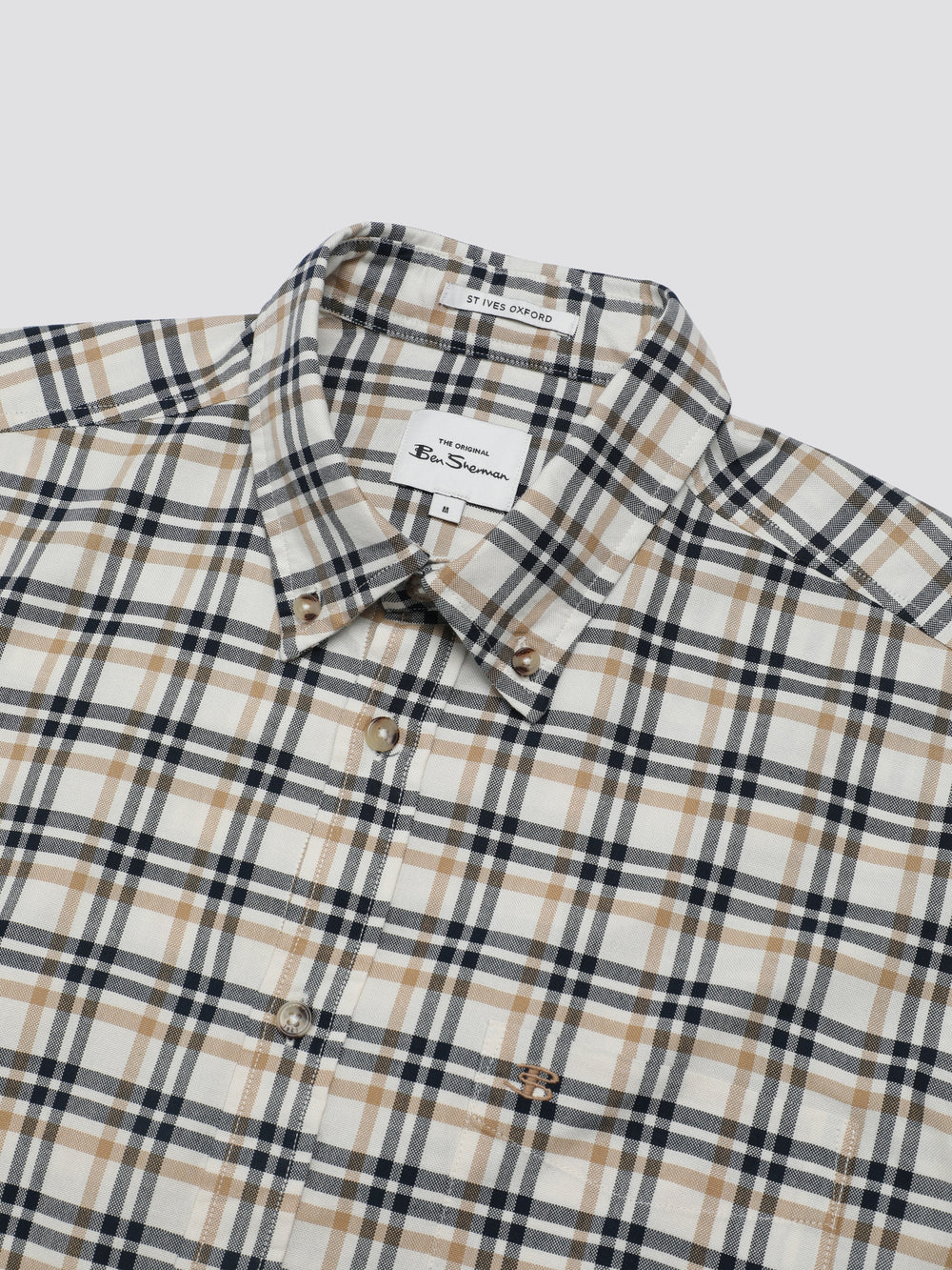 Koszule Ben Sherman Signature Oxford Check Białe | 68OCXBEZP