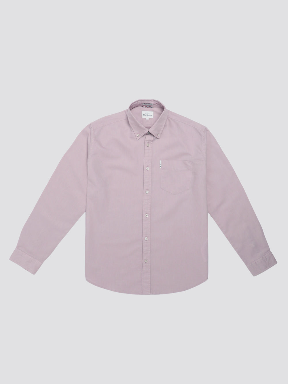 Koszule Ben Sherman Signature Oxford Long Sleeve Fioletowe | 91UPFZKWE