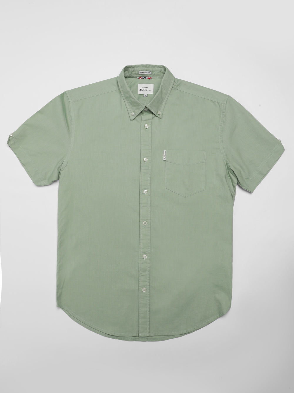 Koszule Ben Sherman Signature Short Sleeve Oxford Zielone | 82VZNDJCW