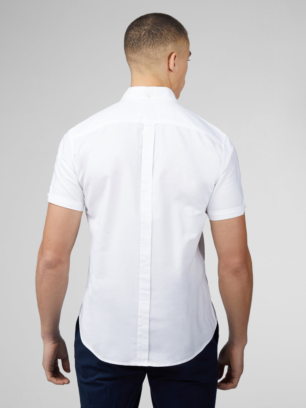 Koszule Ben Sherman Signature Short Sleeve Oxford Białe | 93HUFDIEG