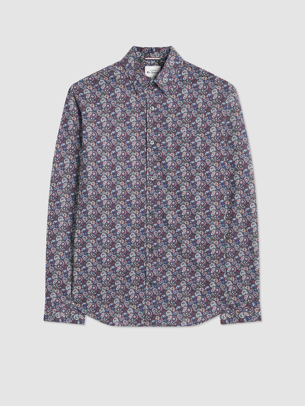 Koszule Ben Sherman Winter Floral Fioletowe | 89RHTYQAP