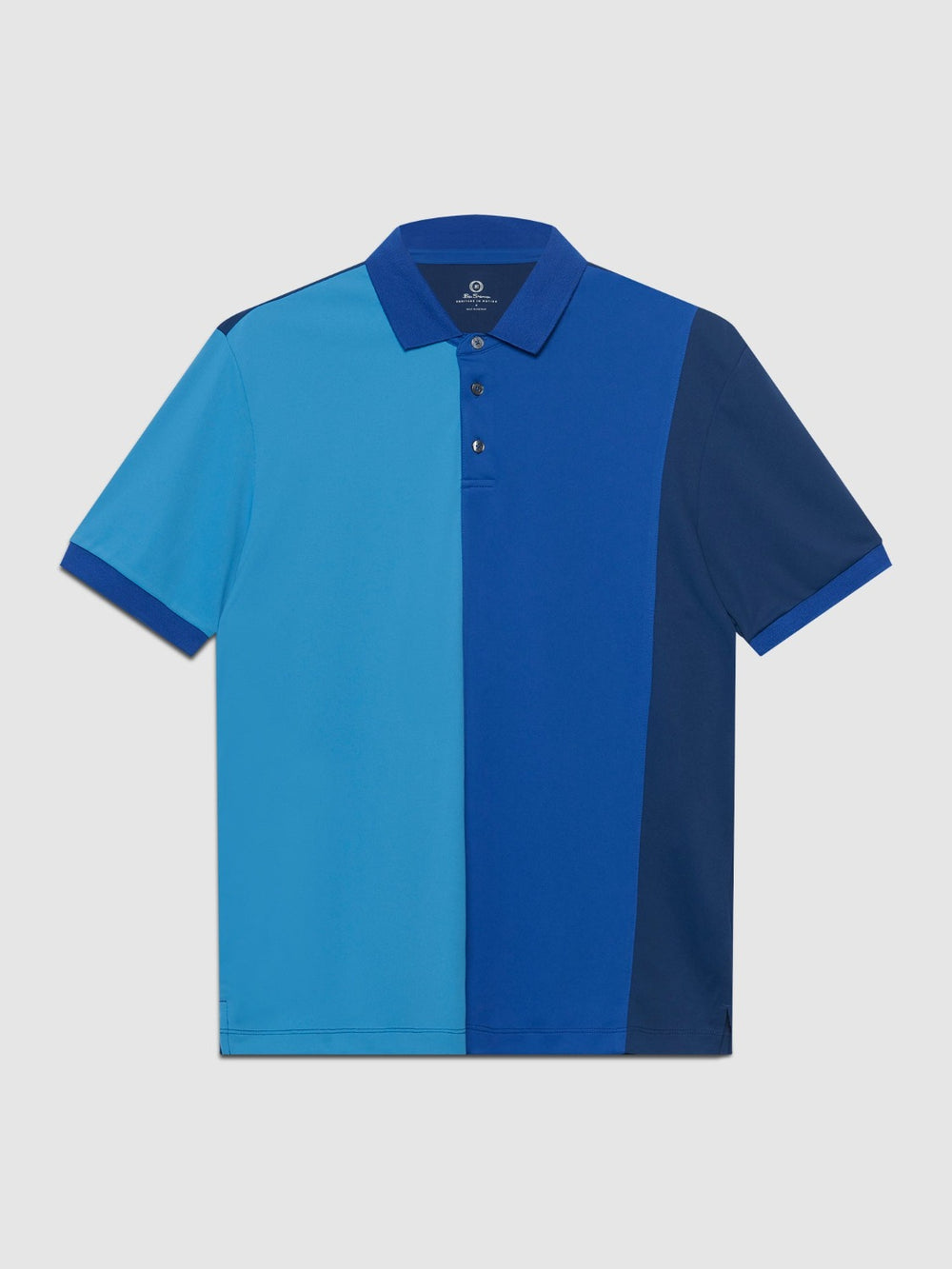 Koszulki Polo Ben Sherman 360 Motion Stretch Colorblock Niebieskie Królewski Niebieski | 18EHQJURZ