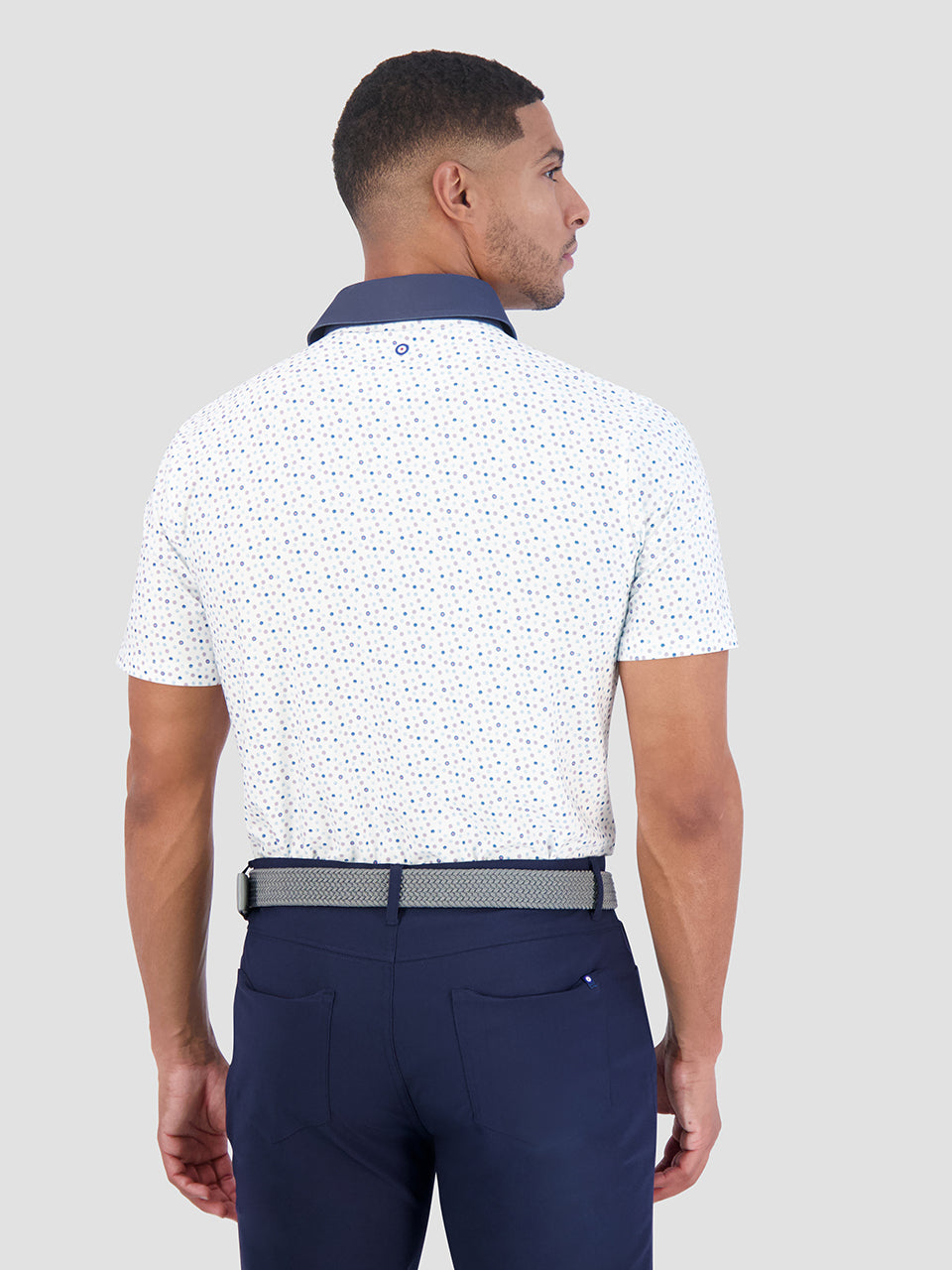 Koszulki Polo Ben Sherman Polka Dots Tech Jersey Sports Fit Białe | 42KLVYJZB