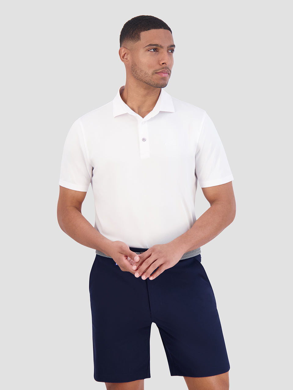 Koszulki Polo Ben Sherman Solid Air Pique Sports Fit Białe | 10RFOMGYK