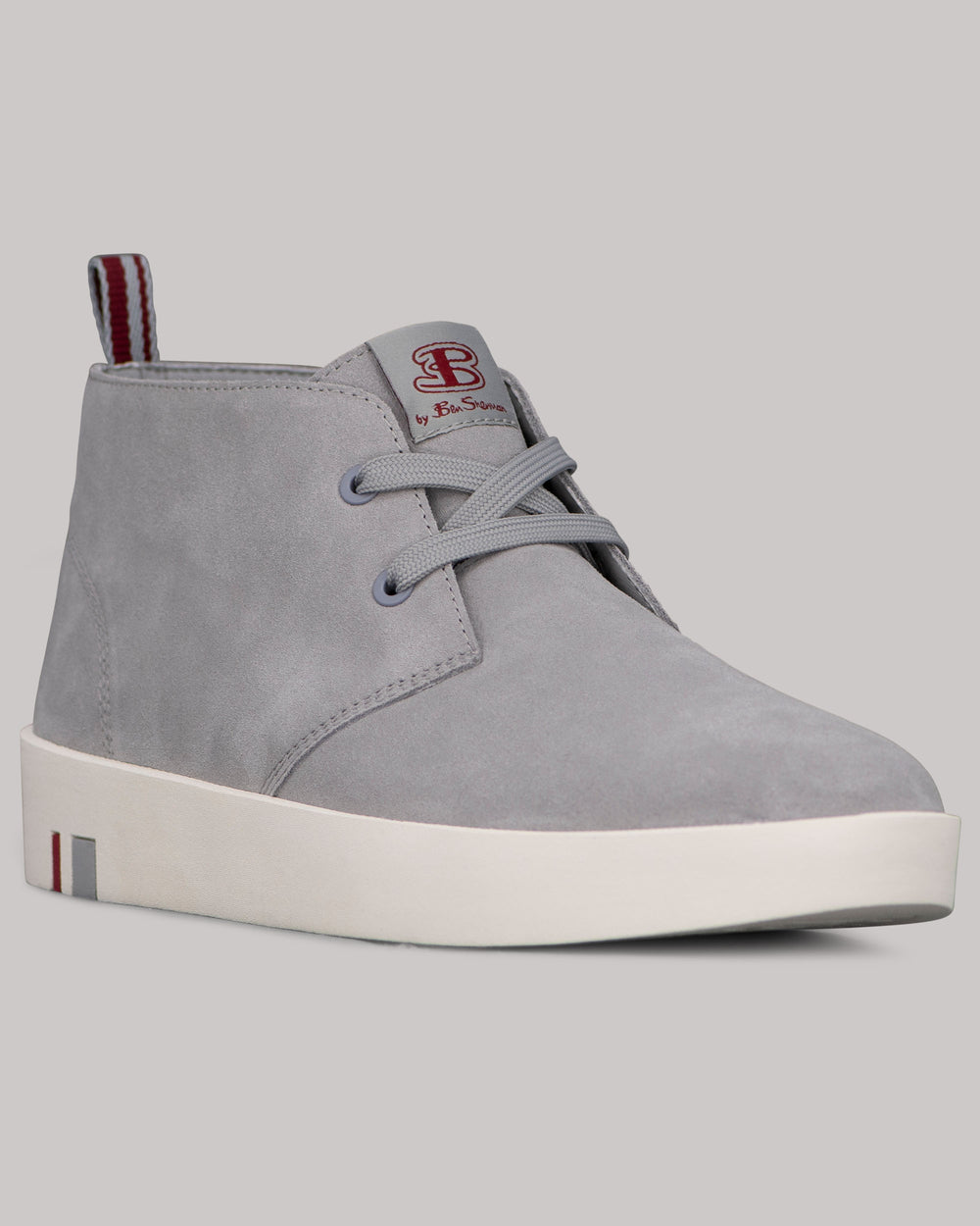 Kozaki Ben Sherman Thames Chukka Białe Czerwone | 63AHPCSUG