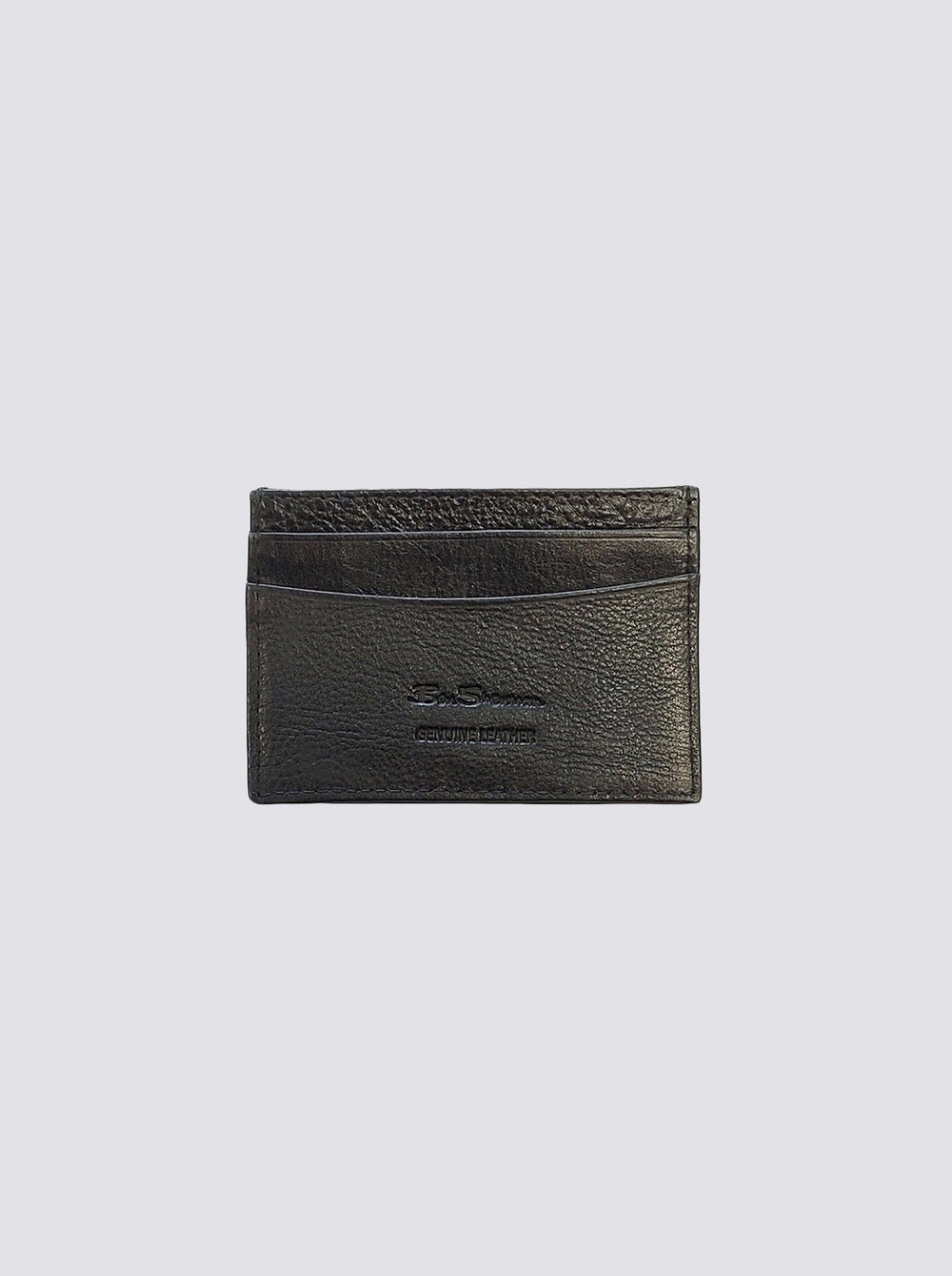 Portfele Ben Sherman Koki Leather Card Holder Czarne | 10ADUXOIZ