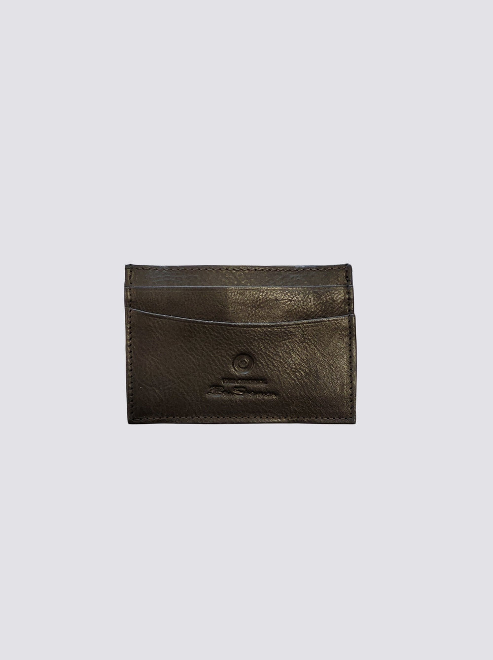 Portfele Ben Sherman Koki Leather Card Holder Brązowe | 04IOLBRKA