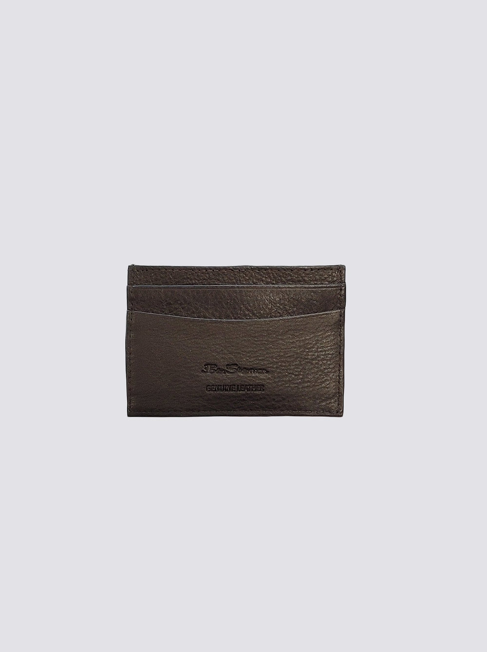 Portfele Ben Sherman Koki Leather Card Holder Brązowe | 04IOLBRKA