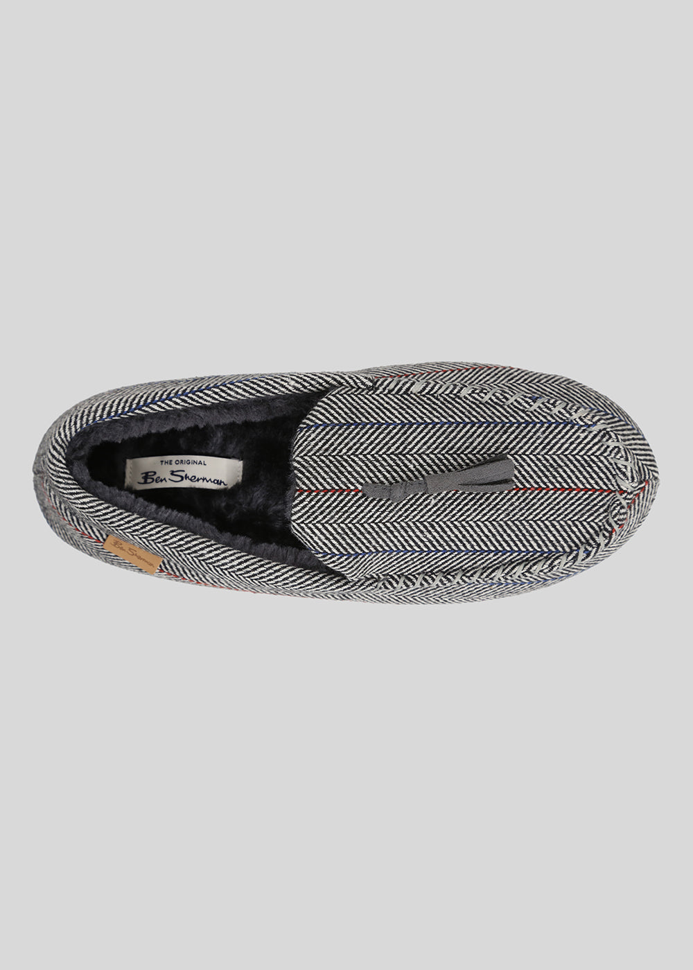 Slipper Ben Sherman Cliveden House Moccasin Szare | 46EMJNZVX