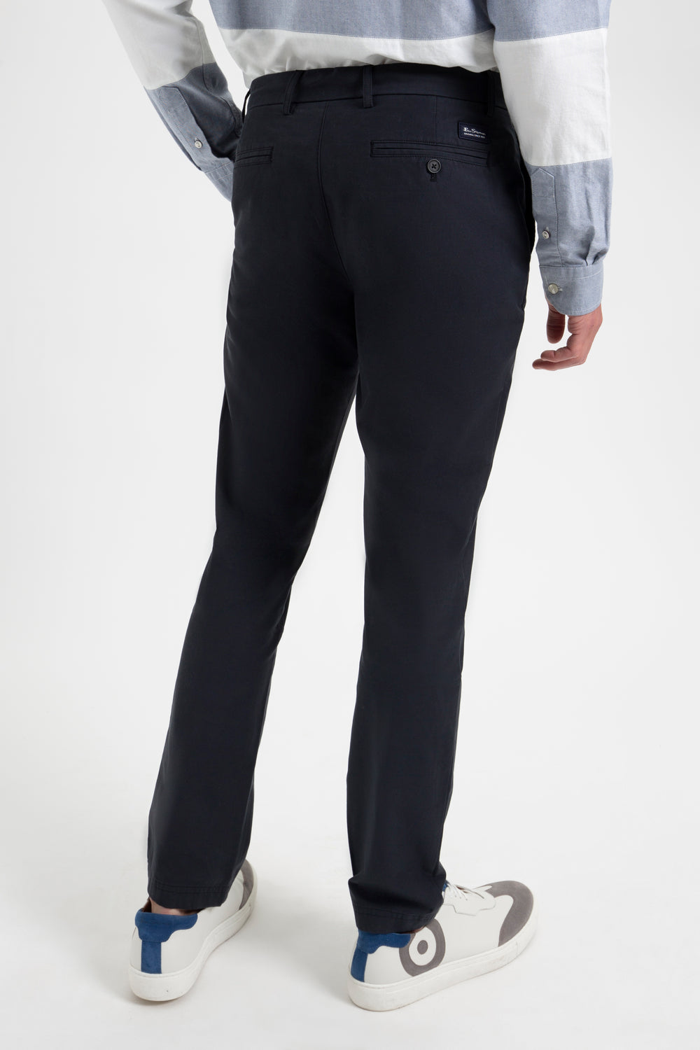 Spodnie Ben Sherman Everyday Slim Fit Chino Czarne | 46BXASKVO