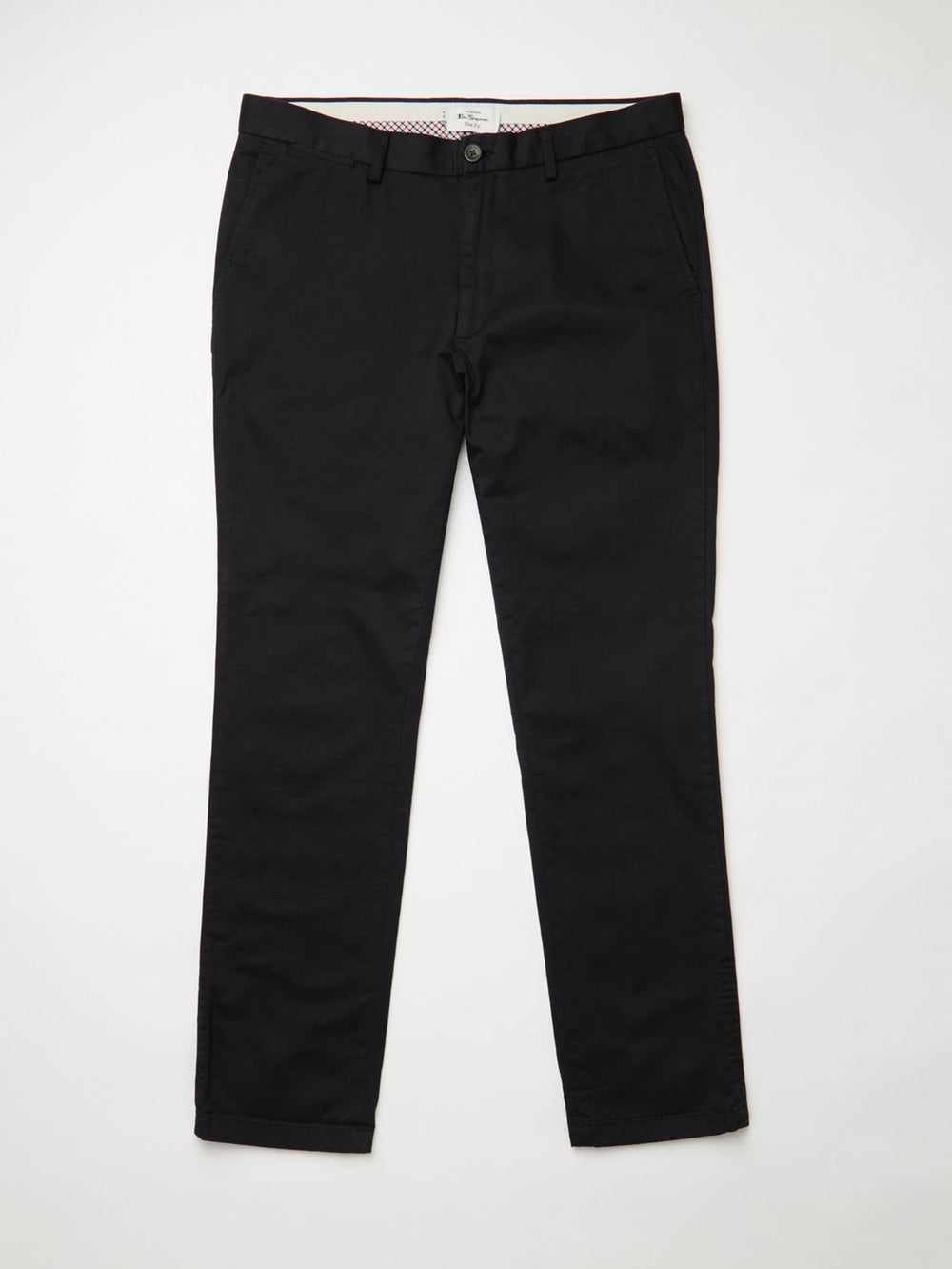 Spodnie Ben Sherman Signature Slim Stretch Chino Czarne | 63TAXZQFI