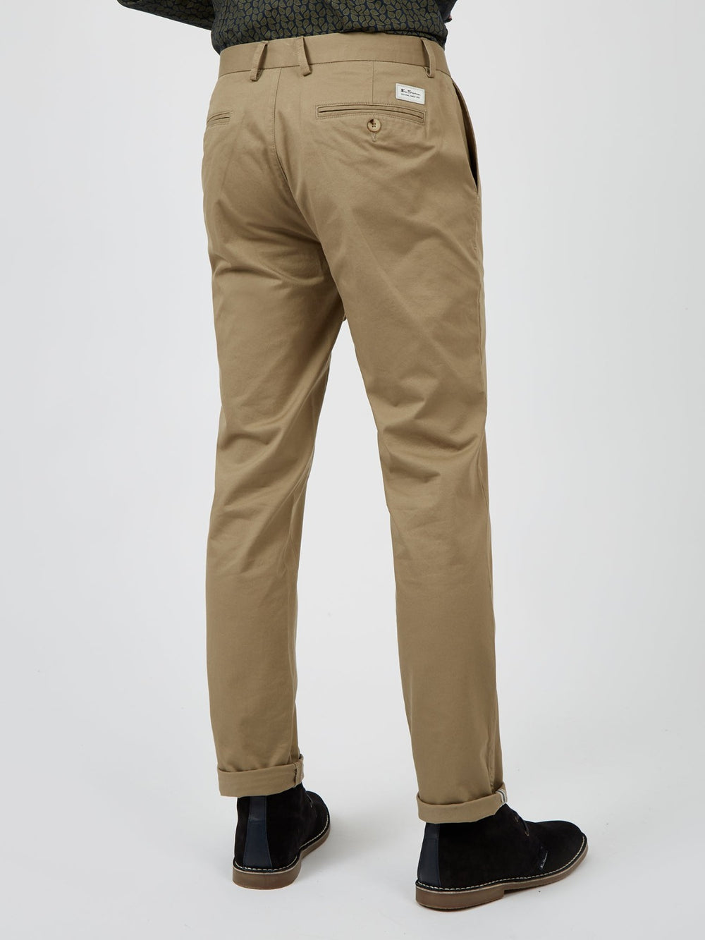 Spodnie Ben Sherman Signature Slim Stretch Chino Szare | 83EDJVLUW