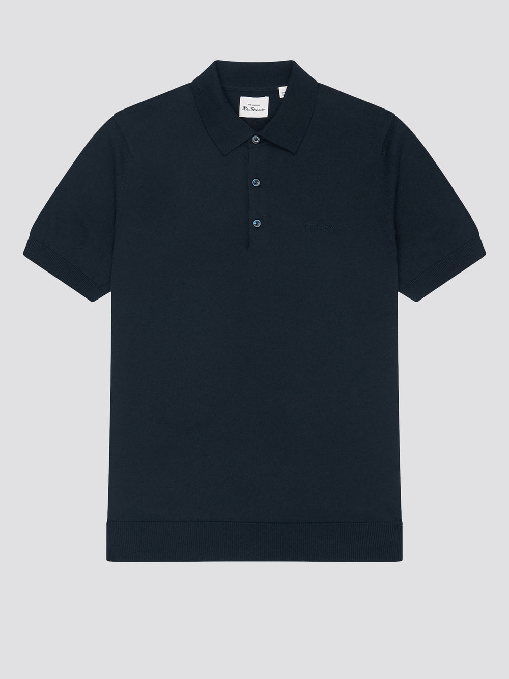 Swetry Polo Ben Sherman Signature Granatowe | 89FWAUKQV